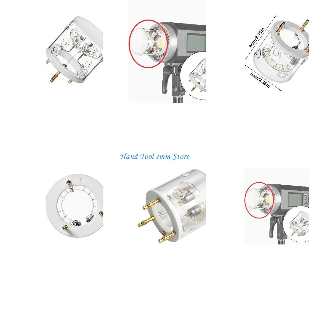 

H37F Efficient 400W Flash Tube Adjust Brightness for AD400 Professional Flash Head