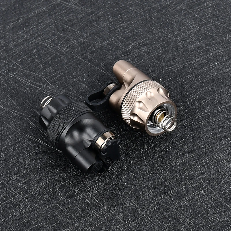 Tactical M300 M600 Flashlight Tail Cap Switch Surefir M300C m600u light  Dual Function Pressure Switch Metal End Cap