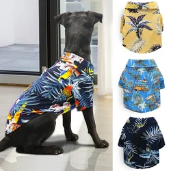 Hawaii Dog Clothes Summer Beach Pet T-Shirt For Small Medium Large Dogs Puppy Cat Chihuahua Schnauzer Clothing Pet Costume Coat