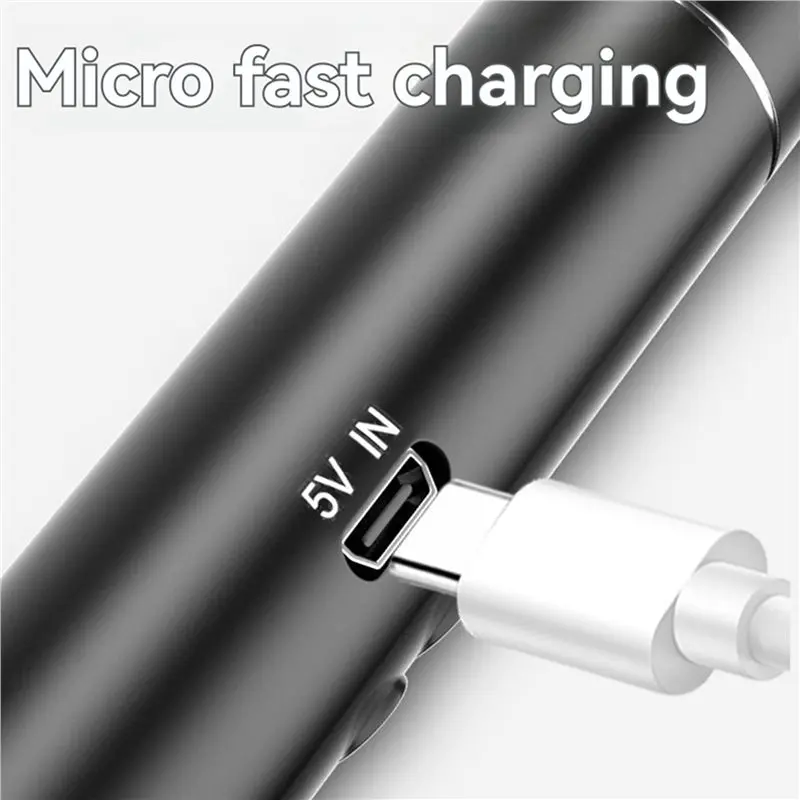 【MUST-HAVE】 Silbato electrónico 3X con carga USB, linterna de mano con silbato deportivo para aula de salvavidas de fútbol