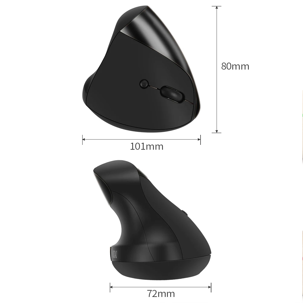 

Wireless Mouse Photoelectric Human Body Ergonomic Rechargeable Mute Hand Griping