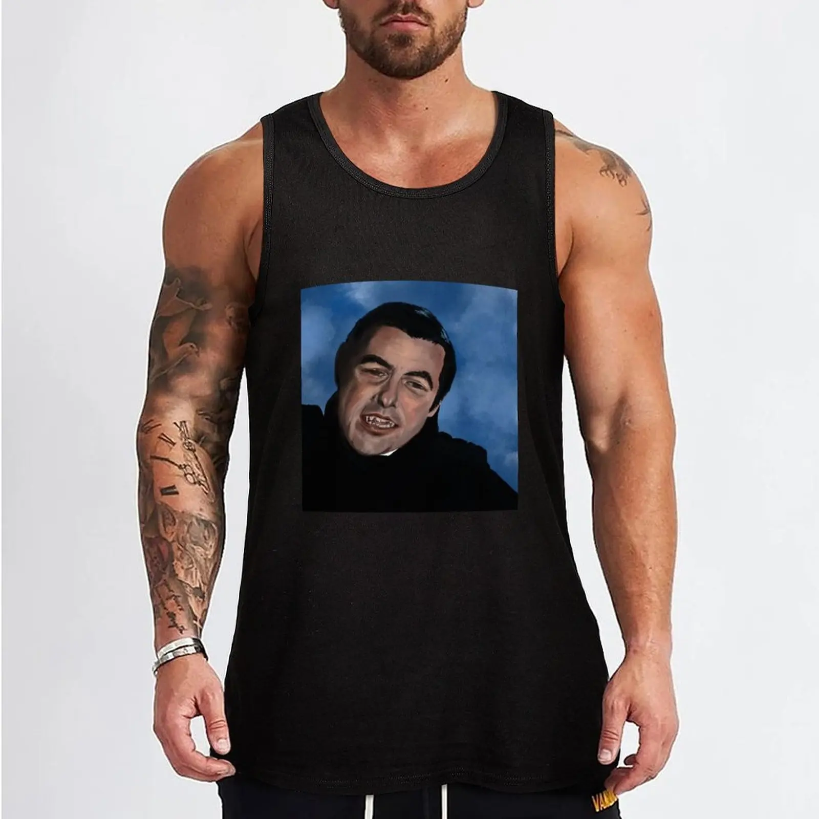 All you have to do is invite me in - Dracula (Claes Bang) Tank Top Male vest gym accessories man basketball