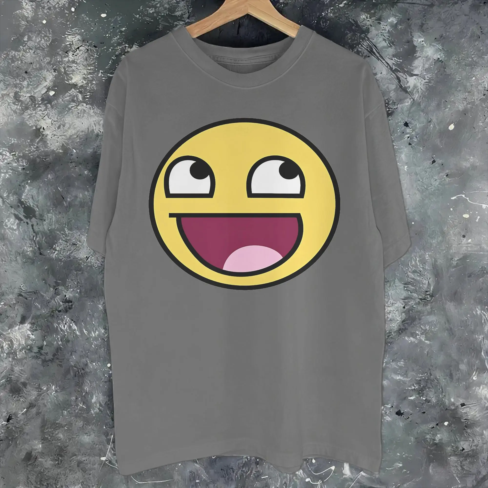 Mens Womens  Beach Epic Face Vampire T Shirt Cotton Graphic Printing T-Shirt  Top Clothing