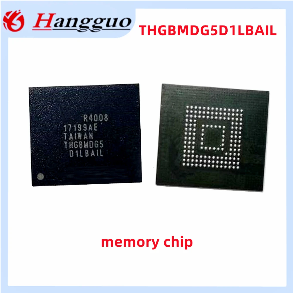 2PCS/lot Original THGBMDG5D1LBAIL EMMC character library IC 4G BGA153 memory chip