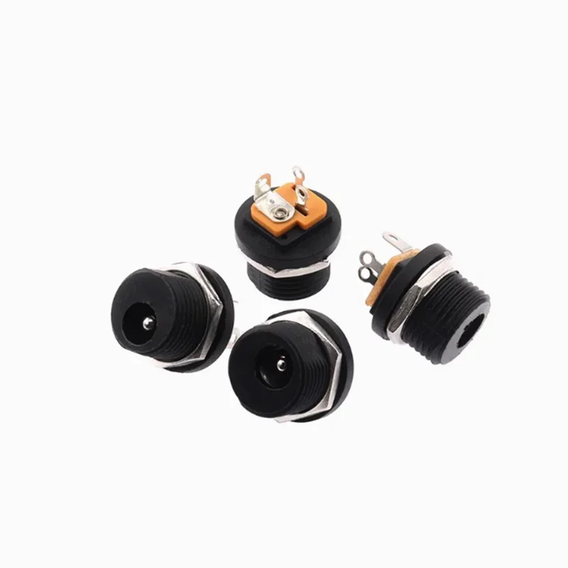 

10 шт. DC021 розетка постоянного тока 5,5*2,1 мм контактный разъем с внутренним отверстием DC-021 5,5x2,1 мм 3-контактная вертикальная розетка