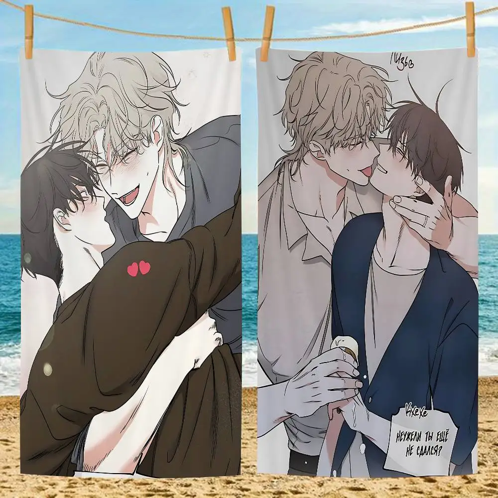 Comic Low Tide in T-Twilights Microfiber Blanket Quick Drying Beach Towels Oversized Printing Super Absorbent Pool Towel Blanket
