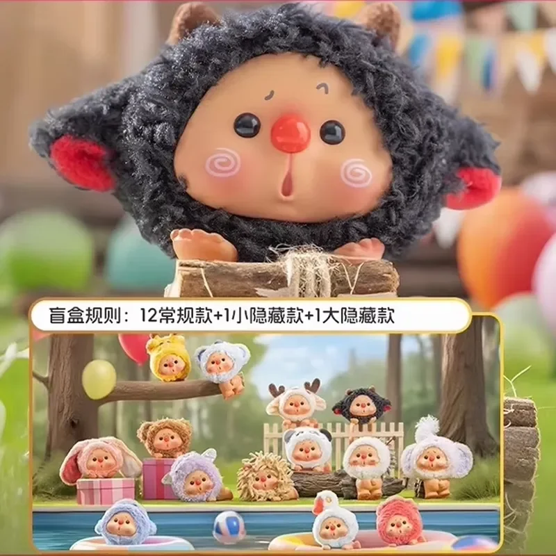

New Oyo Animal Party Series Mini Blind Box Blind Bag Kawaii Doll Toys Cute Action Cartoon Characters Desktop Ornaments Gift