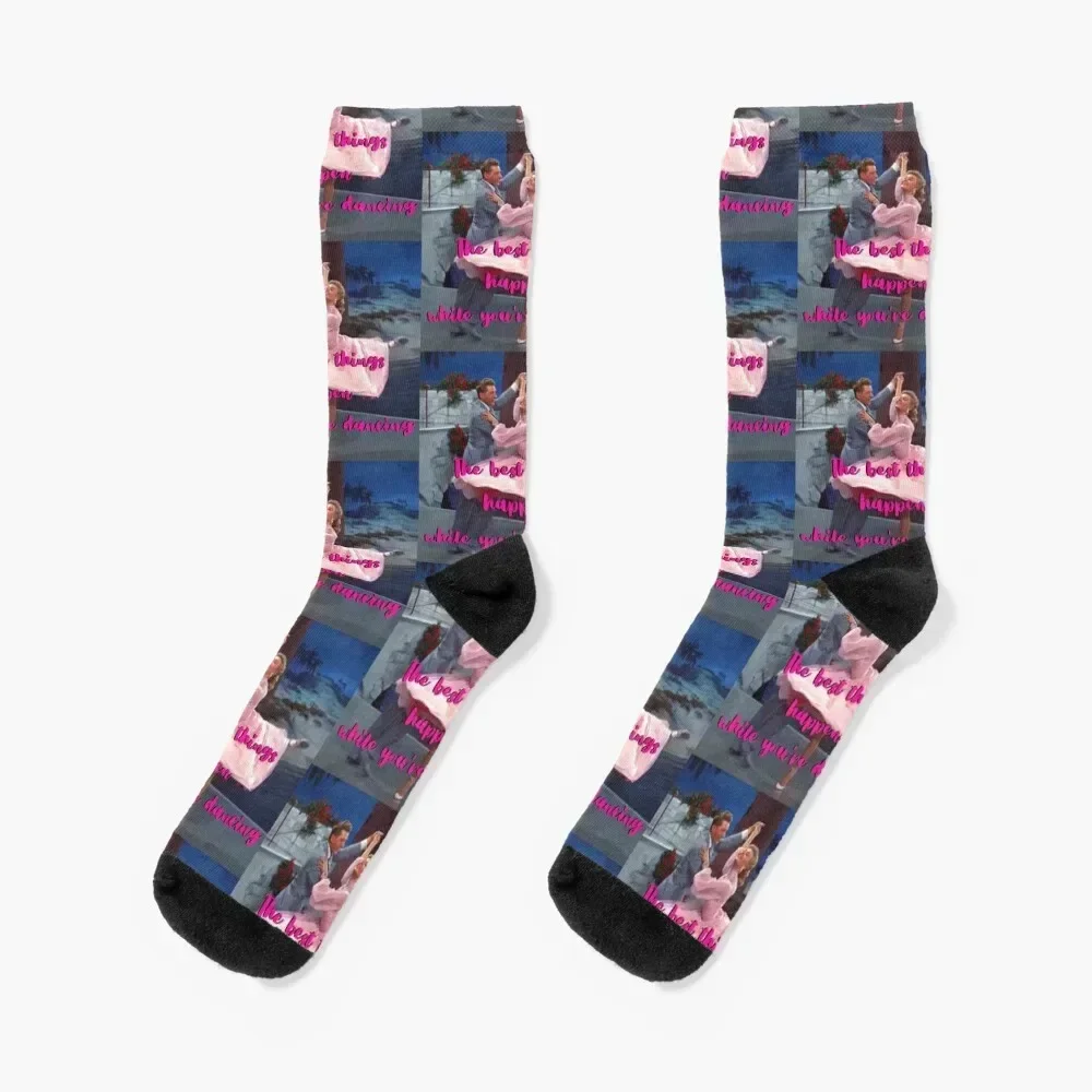 White Christmas, the best things happen while you're dancing, Danny Kaye, Vera Ellen Socks Running Man Socks Women's