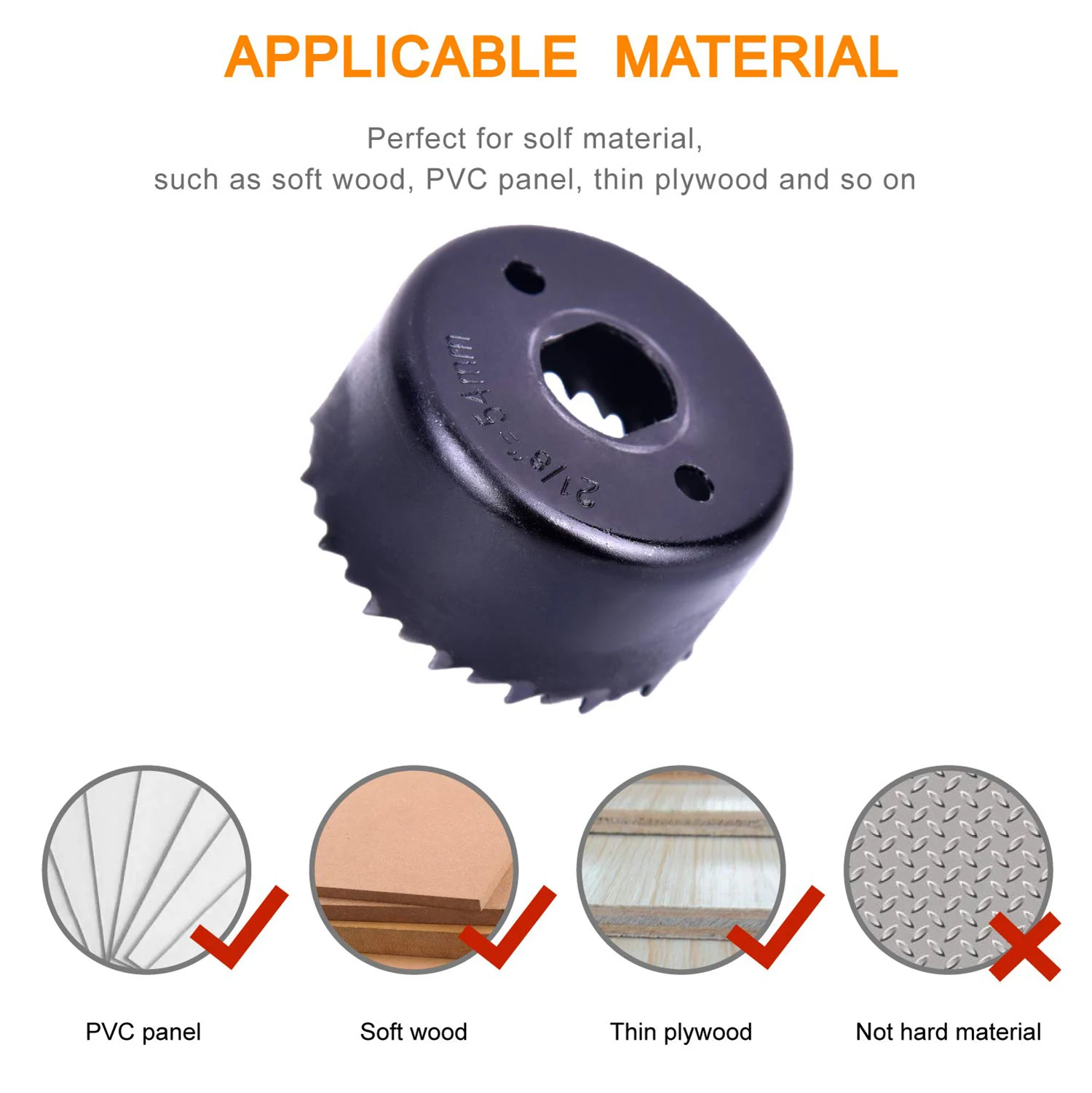 4 adet delik testere kiti 28/34/48/50mm delik kesici matkap ucu seti delik testere kesici ahşap plastik ahşap kesici ağaç İşleme merkezi matkap ile