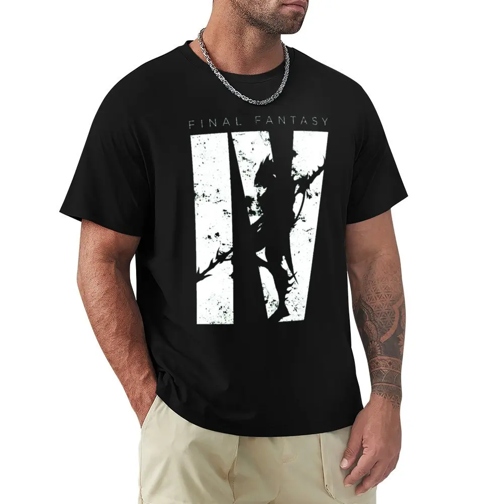Final Fantasy IV Minimal Final Fantasy I Top Tee Funny Graphic Harajuku Humor Top Tee Activity Competition Top Quality USA Size image 6