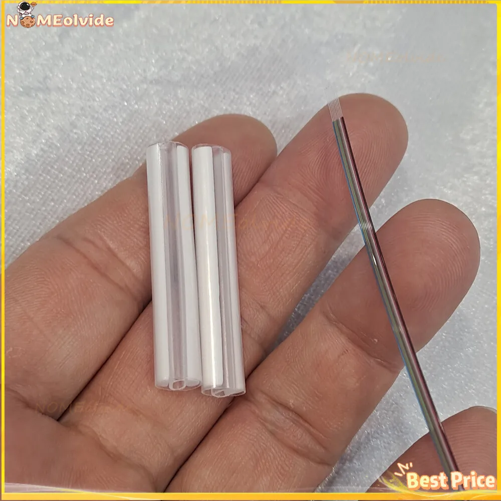 

Ribbon Double Light Heat Shrink Tube 40MM Ceramic Needle Bare Optical Fiber Hot Melt Butt Joint Protective Sleeve