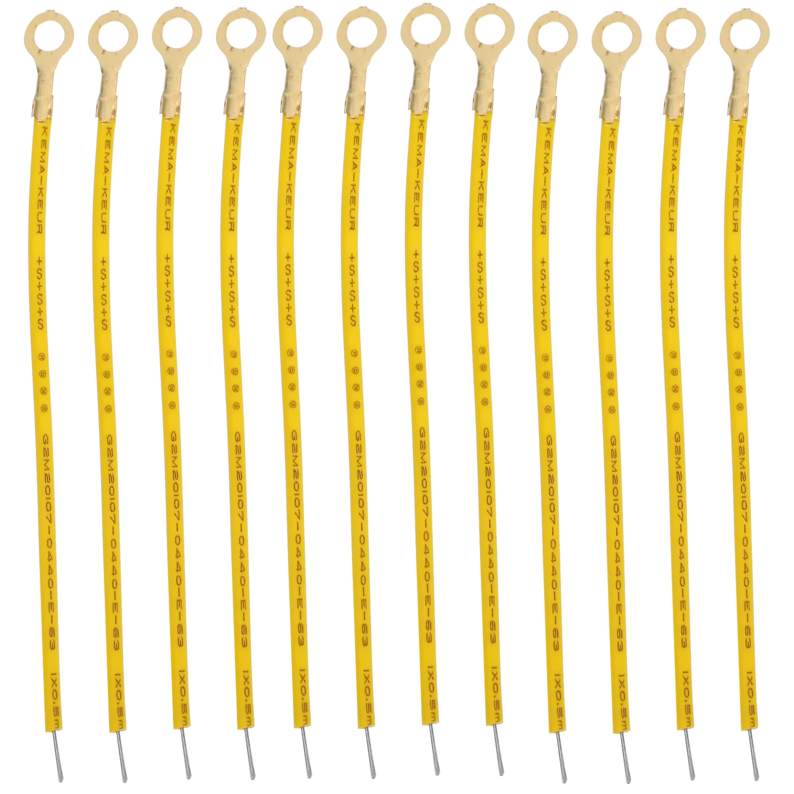 

200Pcs Copper Grounding Wire LED Lamp Replacements Superior Conductivity Reliable Grounding Solution LED Strip Extension Cable