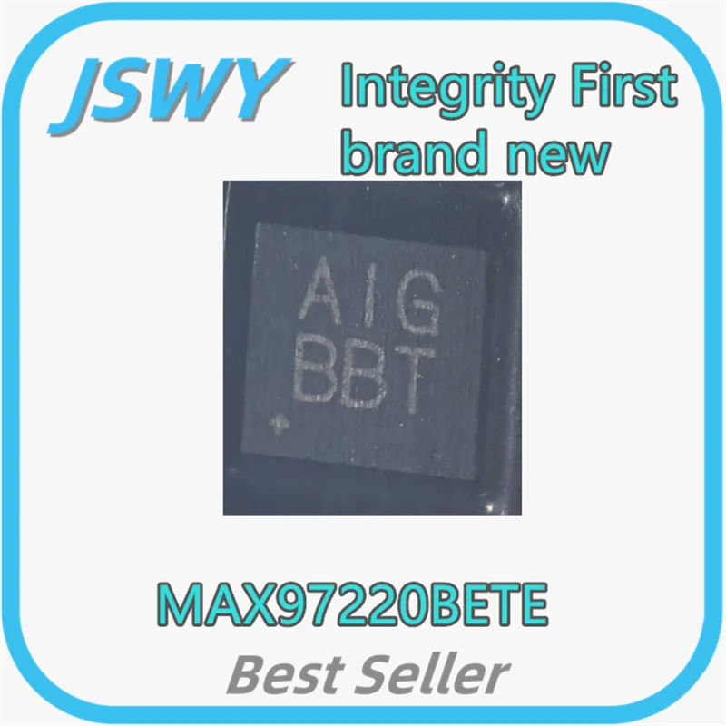 (10/50 pieces) MAX97220BETE+T MAX97220BETE silk screen AIG linear audio amplifier QFN16 100% brand new original integrity first