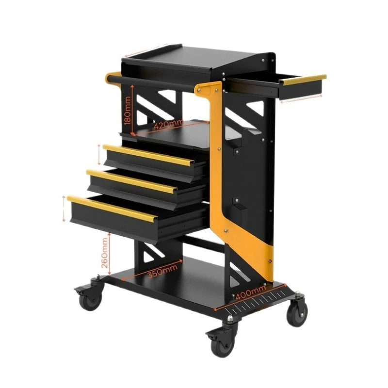 T26 car maintenance diagnostic cart mobile tool cart drawer storage tool cabinet
