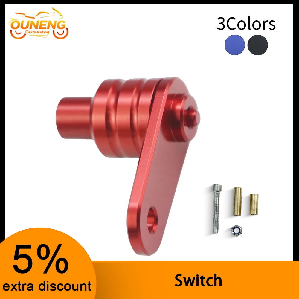 Multicolor Motorcycle Parking Brake Switch Floor Practical Moto Upgrade Accessory For Yamaha Honda Scooter