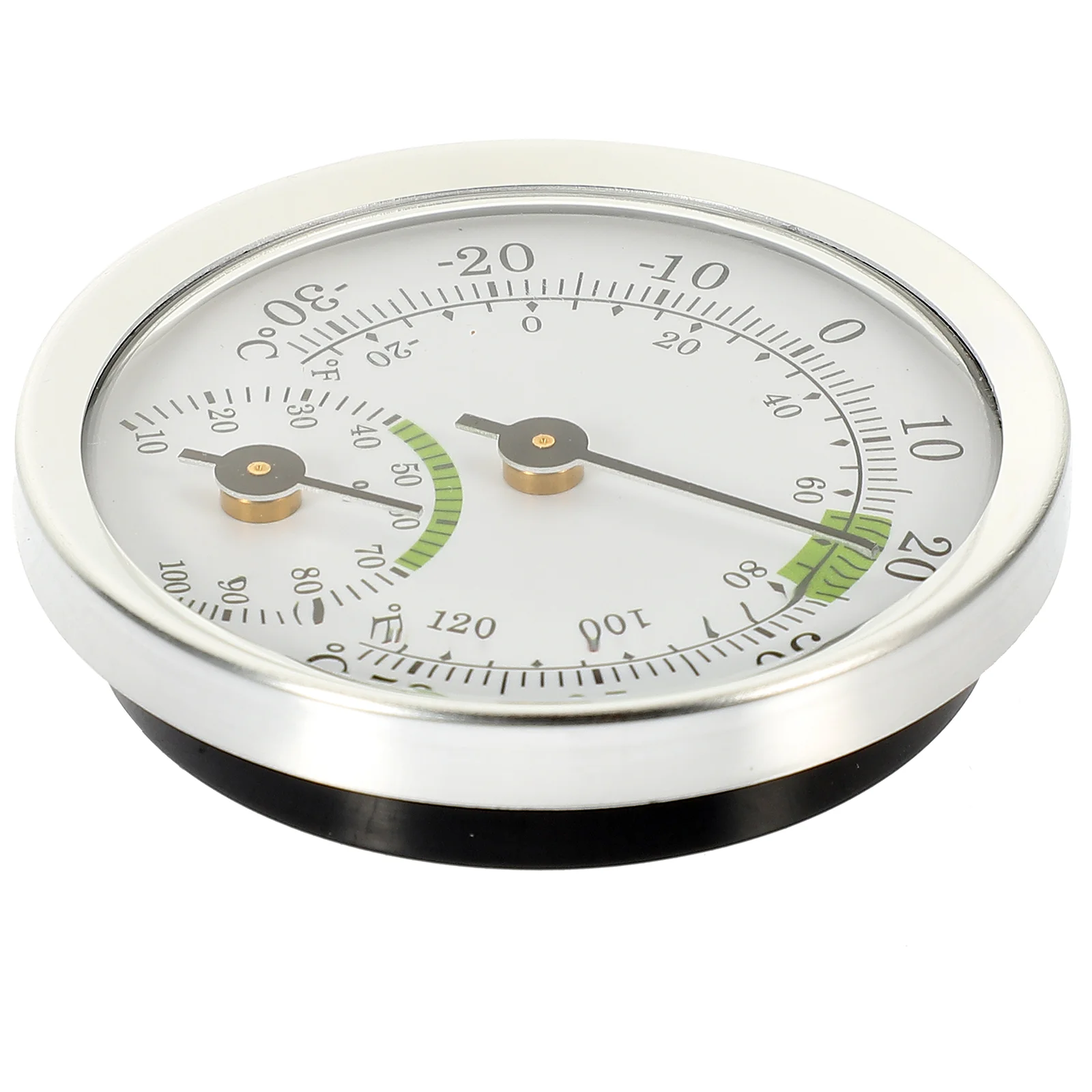 

Micro Pointer Thermohygrometer Temperature Gauge Household Indoor Hygrometer Silver indoor thermometer