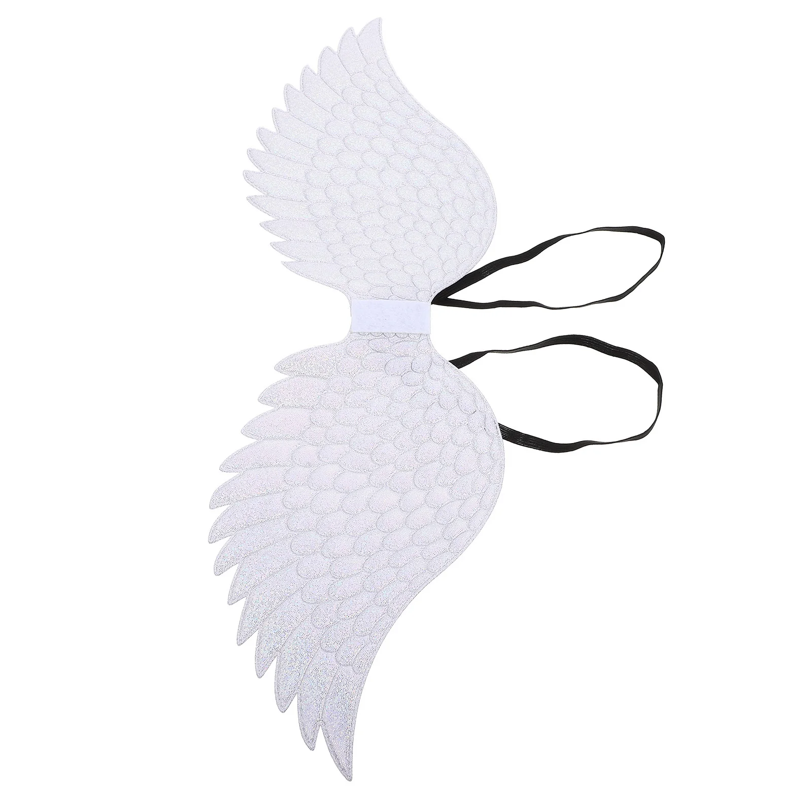 

Children Angel Wings Decor Smooth Touch Fabric Fairy Wing for Birthday Party Masquerade Cosplay Stage Show Dress Up Game