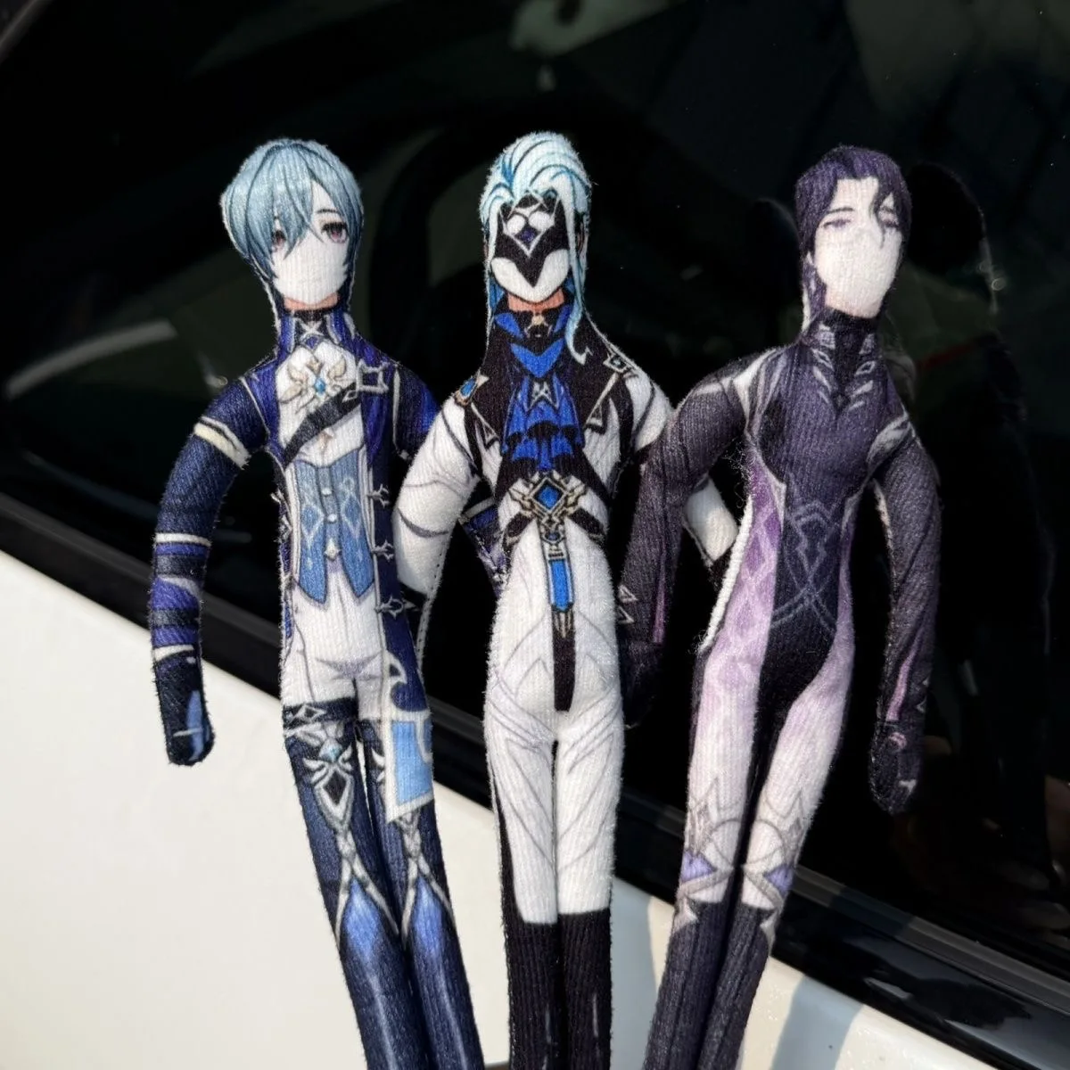 26cm Genshin Impact Plushie Doll Zandik The Doctor Il Dottore Pantalone Bendable Wire Body Anime Figure Stuffed Toy Gift