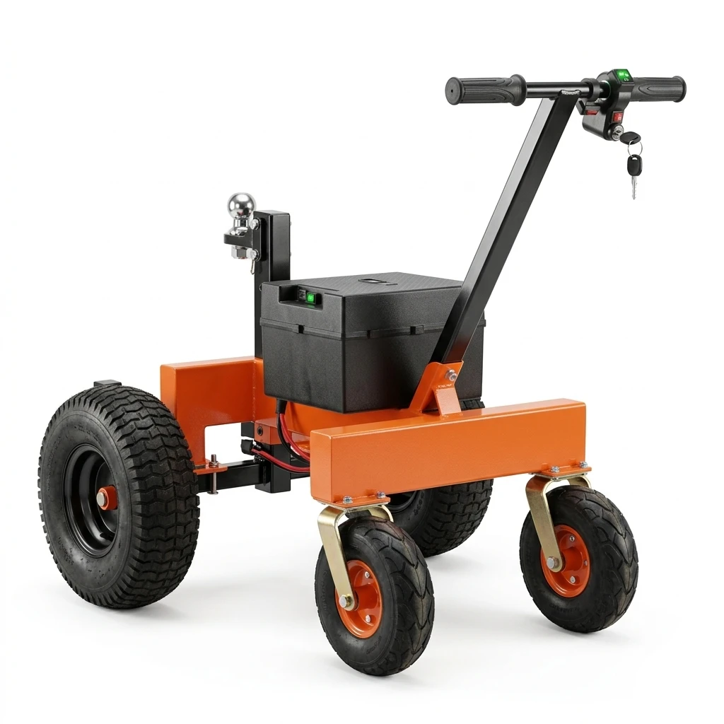 Motorized Boat Mover, 3000KG 7000LBS Electric Trailer Dolly, 800W Power Hitch for Caravan, Heavy Duty Tool for Camping
