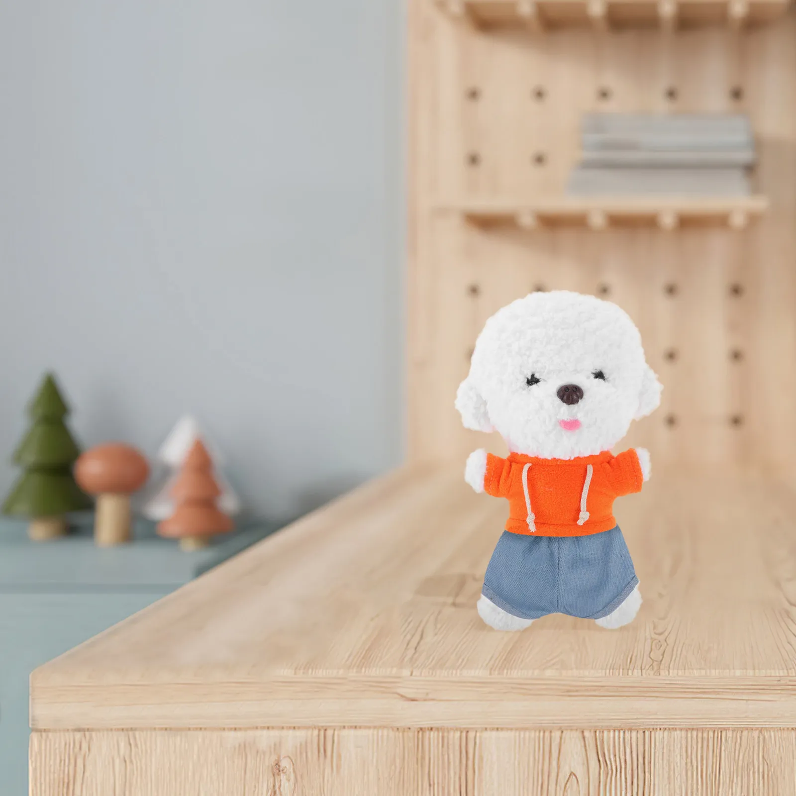 1Set Versatile Hoodie and Jeans Outfit for 20Cm Stuffed Bear Soft Washable Playtime Display Clothing Set Lovely Wear-Resistant