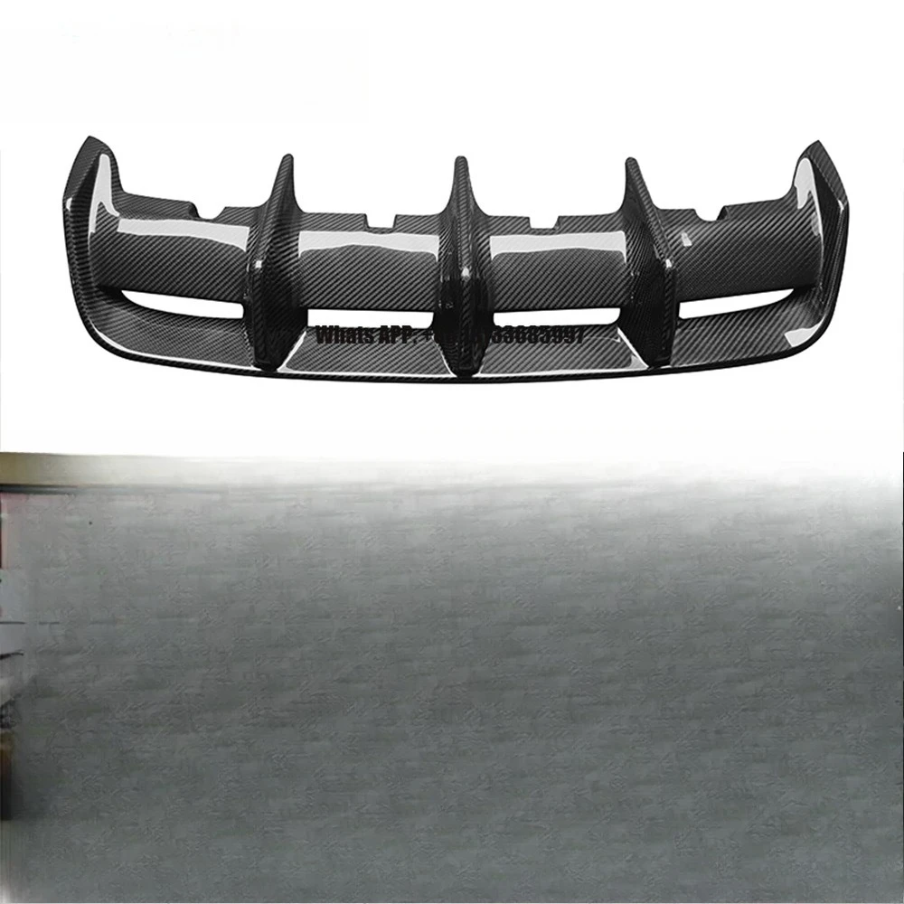 

High Quality Factory Wholesale SD Style Carbon Fiber Blade Rear Lip Trim for Porsche 971 Car Accessories Auto Parts