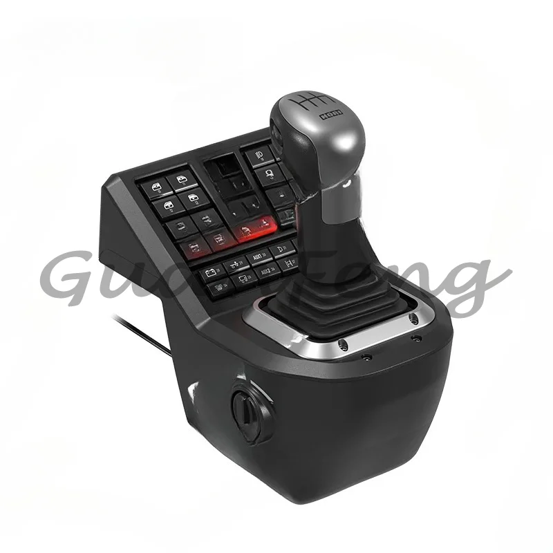 Orca 2 Force Feedback Truck Simulator Steering Wheel Controller Kit for PC Truck Game Emulator