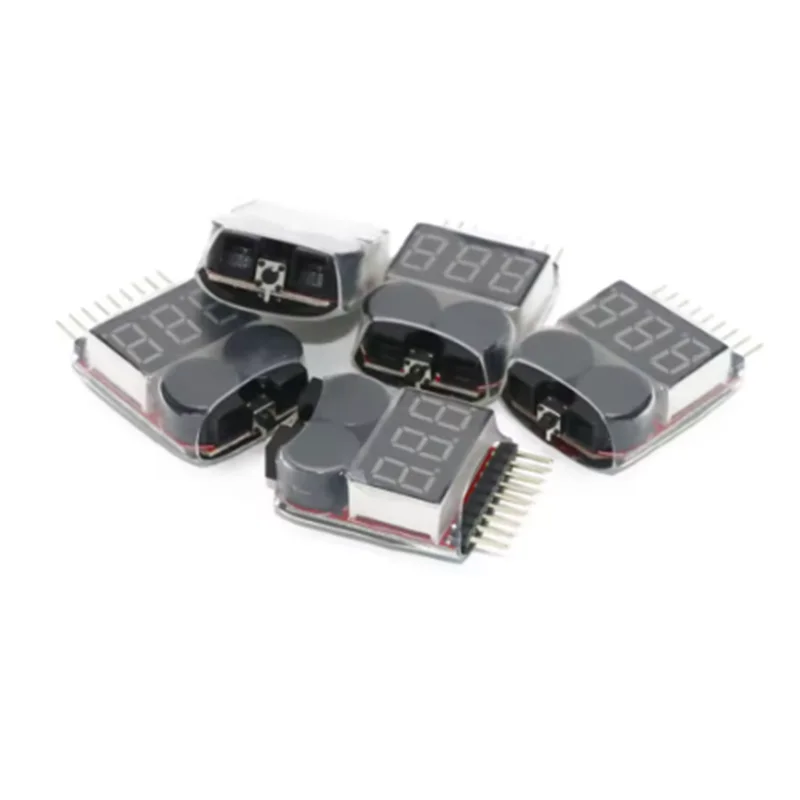 1/5 шт. 1-8S Lipo/Li-ion/Fe RC вертолет самолет лодка и т. д. напряжение батареи 2 в 1 тестер низковольтный зуммер сигнализация