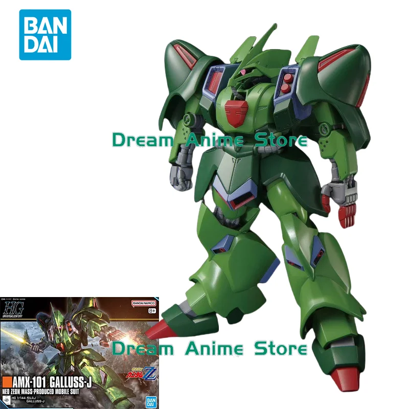 

Bandai Original GUNDAM Anime Model HGUC 1/144 AMX-101 GALLUSS-J Action Figure Assembly Model Toys Collectible Gifts for Children