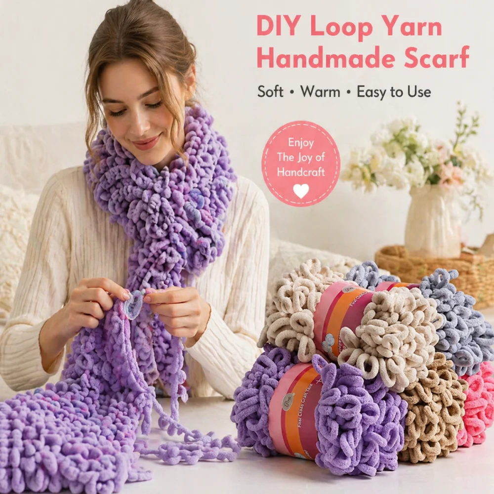 Fio de Poliéster 100% com Laço - Art Craft Yarn avaliação e preço