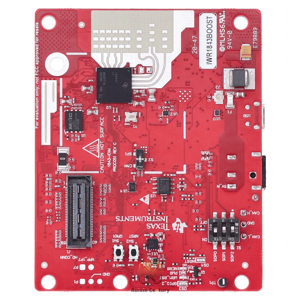 FOR  IWR1843BOOST 76-81GHz Industrial Radar Sensor Evaluation Module 4GHz Bandwidth 10.5dBi Antenna C67x DSP R4F MCU Genuine