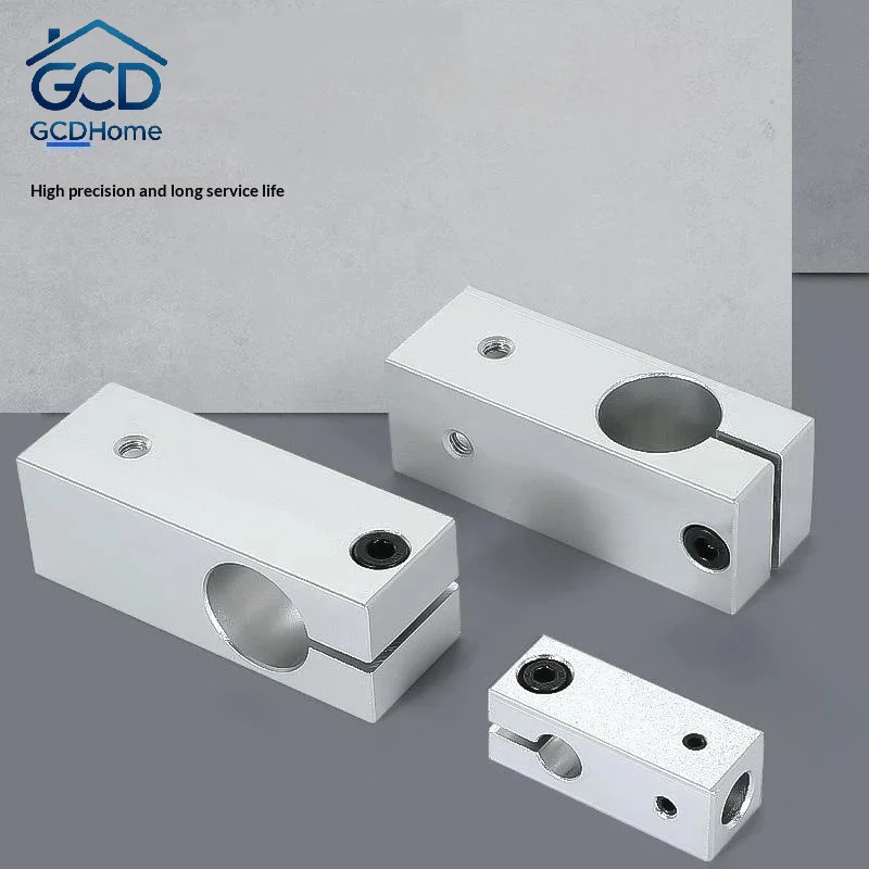 High Precision Optical Axis Cross Block T Type Fixed Column Shaft Connector for CNC Milling Machine Automation Projects