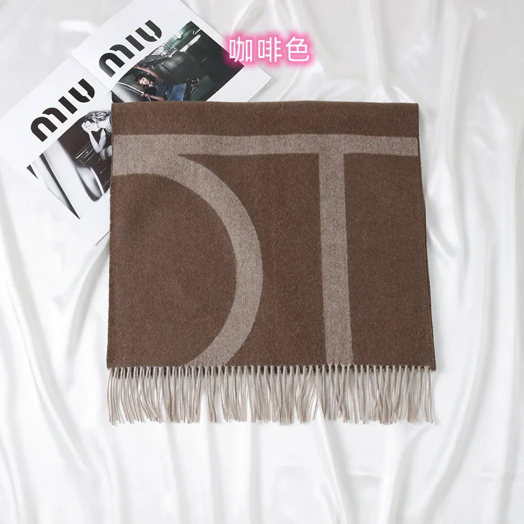 جديد المرأة طويلة الكشمير وشاح من الصوف بلون لينة الدافئة الشتاء التفاف المتضخم أنيقة خفيفة الوزن تنوعا شال للرجال #6