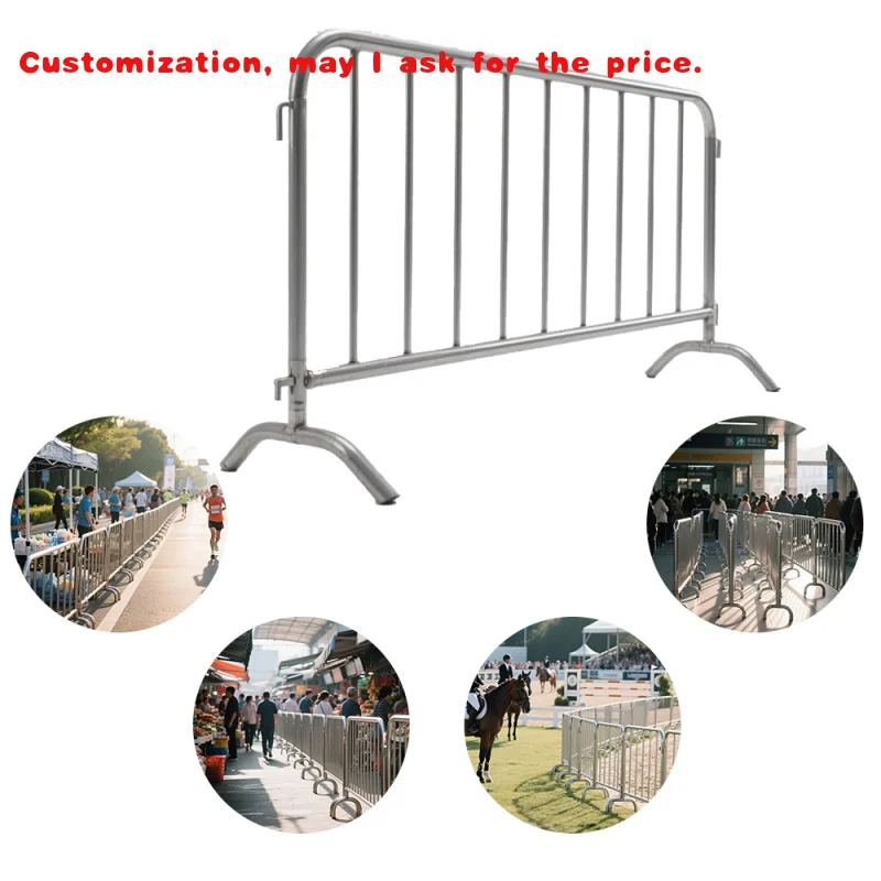 

custom.Stainless Steel Crowd Control Fence, Field Protective Fence, Crowd Railing