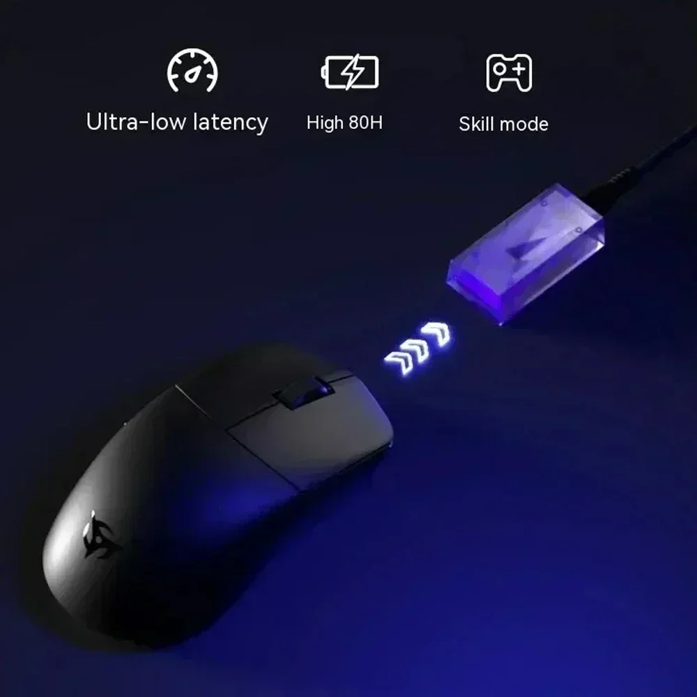 Ninjutso Sora V2 ماوس لاسلكي 2.4G 2Mode USB 8k ماوس ألعاب خفيف الوزن Paw3395 مستشعر ألعاب الكمبيوتر الإلكترونية ملحقات المكتب