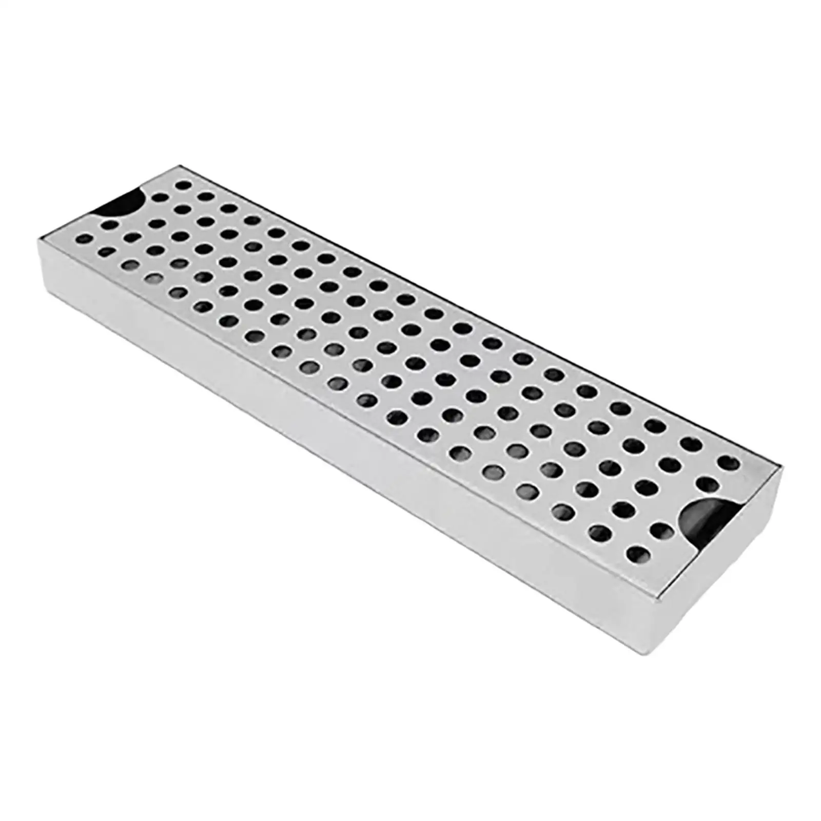 Keg Drip Tray Stainless Steel Rectangle Spill Catcher for Beverage Dispenser Home Bar Coffee Brewing Station