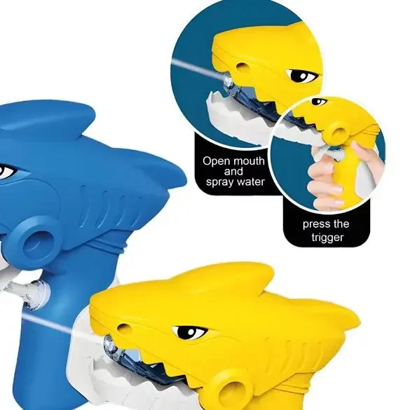 Summer Shark Outdoor Parent-Child Game Interactive Toy Mini Water Spray Toy For Boys And Girls To Have Water Fights