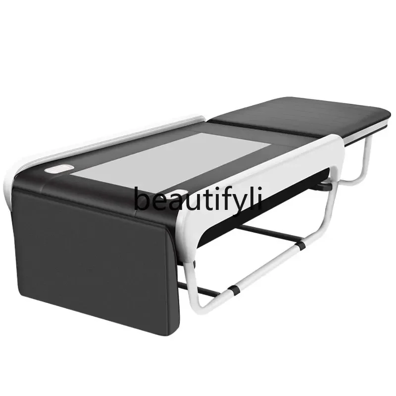 

Multifunctional warm physiotherapy bed Infrared home massage bed Spinal correction jade combing bed