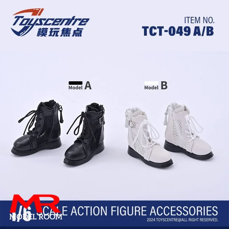Toyscentre TCT-020 TCT-029 TCT-050 1/6 Female High Heels Short Boots Hollow Shoes Model Fit 12\'\' Soldier Action Figure Body Doll