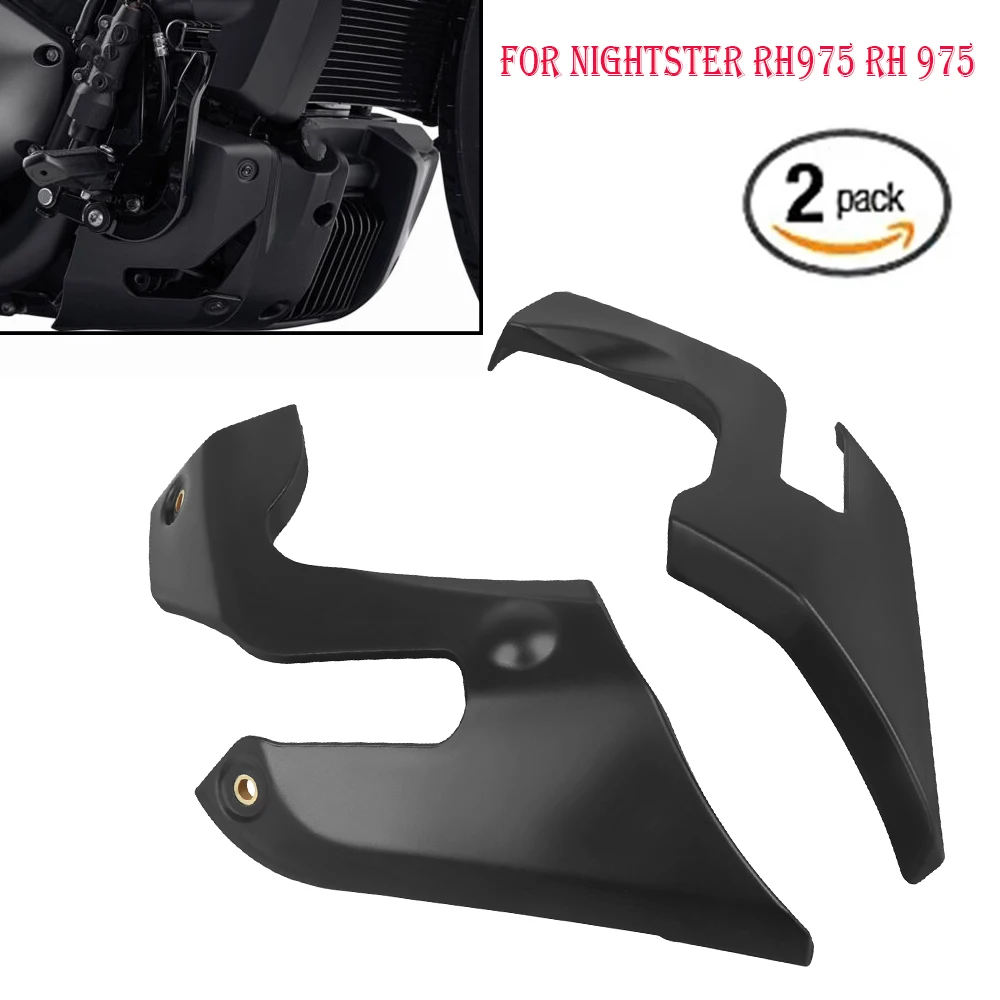 

Motorcycle Front Belly Lower Spoiler Chin Fender Guards Fairing Cover Protector Compatible with Harley Nightster 975 RH975 22-23