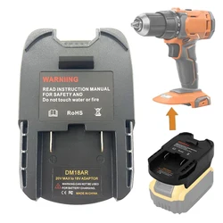 Adapter for Dewalt/for Milwaukee 18V/20V Converted To for Ridgid & AEG 18V Li-ion Battery Cordless Tools Use