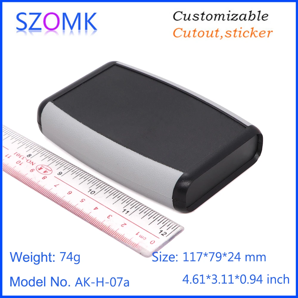 1Piece 117*79*24mm szomk 9V battery holder plastic enclosure for electronics junction housing hot selling abs plastic case