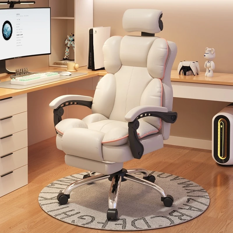 

Lazy Playseat Office Chair Computer Nordic Arm Luxury Relaxing Salon Study Office Chair Conference Muebles Library Furniture