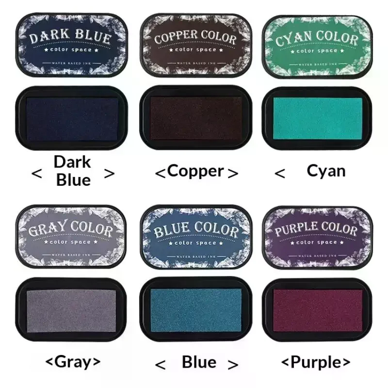 Color Space Series Inkt op waterbasis Hoge dichtheid spons Stempelkussen Planner Art Scrapbook Supplies Schoolaccessoires Briefpapier