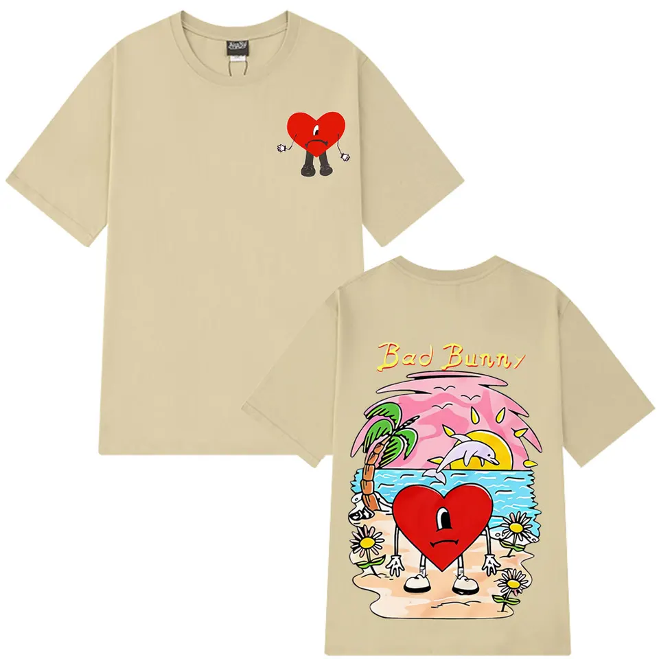 Bad Bunny Un Verano Sin Ti Graphics Print T-shirt Men Clothes