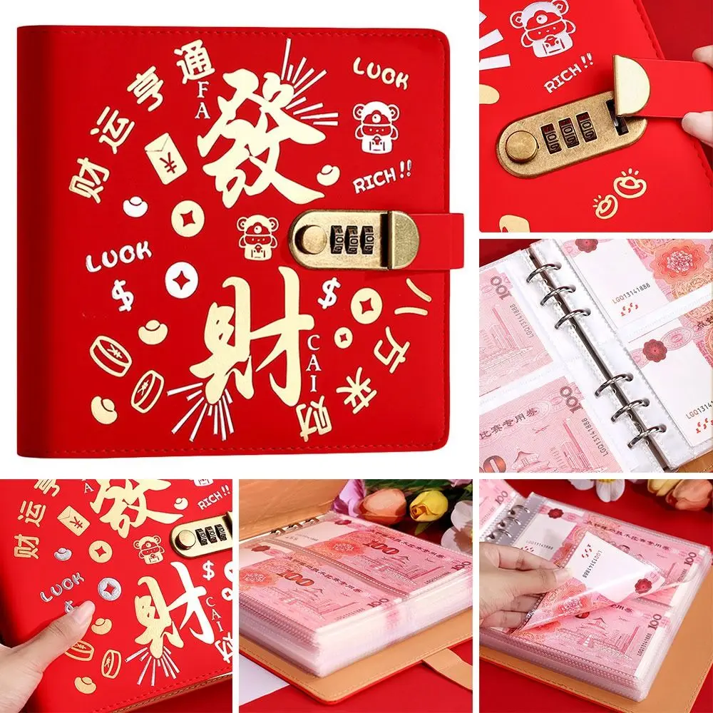 With Password Lock 200 Envelopes Money Saving Challenge Save Money Get Rich Savings Binder Reusable Portable