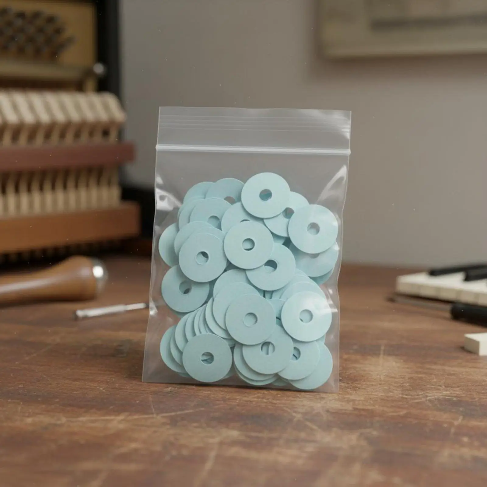Piano Repair Washers Compression Resistant Paper Shims Piano Parts for Accurate Tuning and Keyboard Balance