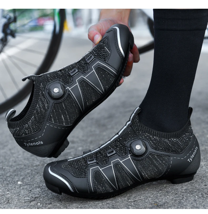 Männer MTB Radfahren Schuhe Atmungsaktive Stollen Rennrad Schuhe Racing Geschwindigkeit Turnschuhe Frauen Mountainbike Schuhe für Shimano SPD SL – Detail 9