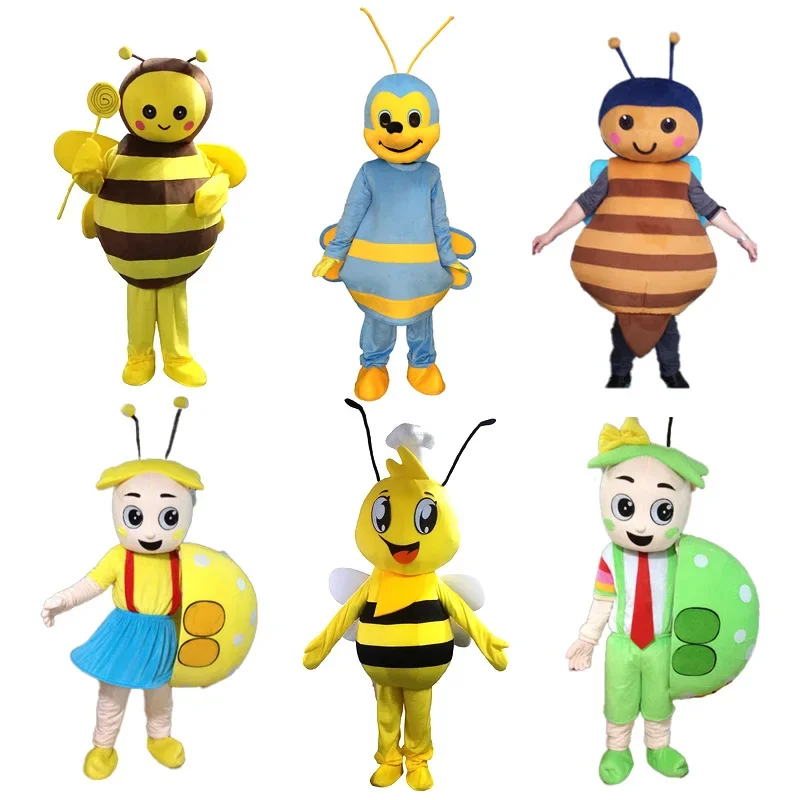 

Cute Bee Cartoon Mascot Costume Snail Doll Anime Cosplay Little Insect Doll Costume Butterfly Funny Party Festival Prop