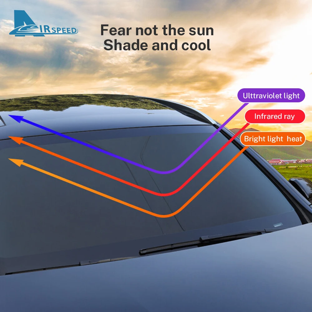 Front Windshield SunShade  Anti-UV Sun Umbrella For Toyota Corolla 2003 2004 2005 2006 2007 Foldable Portable Car Accessories