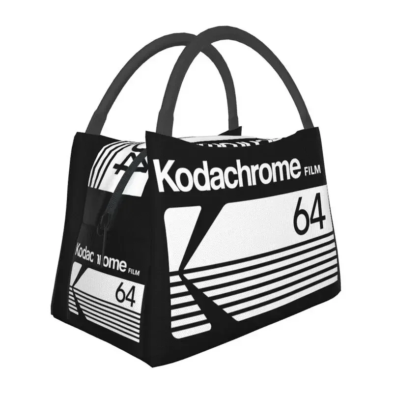 Kodachrome Logo Resuable Lunch Boxes Photographer Thermal Cooler Food Insulated Lunch Bag Travel Work Pinic Container